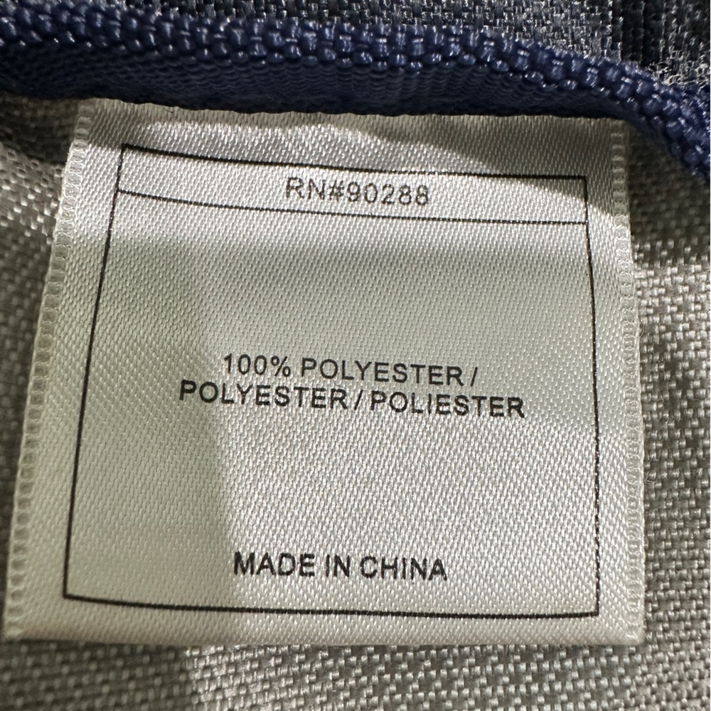 Adidas Drawstring Bag Navy/Gray - Picture 5 of 5